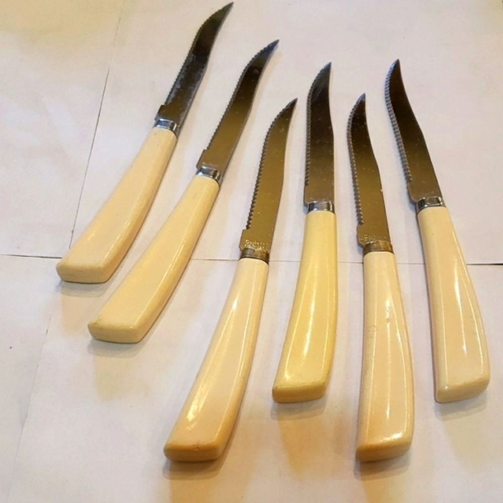Set 6 Quinto Stainless Steak Knives Set